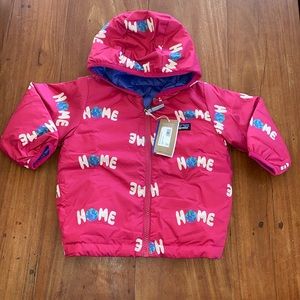 Reversible down sweater hoody